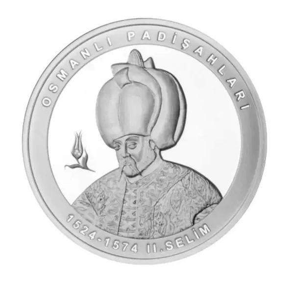 AgaKulche 2. Selim Osmanlı Gümüş Sikke Coin ürün görseli 1