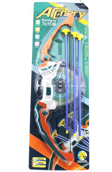 Yeşil Gri Ok Yay Seti ürün görseli