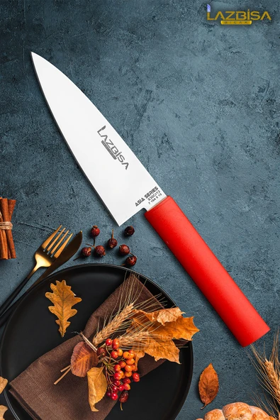 Asia Serisi Mutfak Bıçak Sivri Şef Bıçağı Et Ekmek Sebze Salata Şef Bıçağı HDS-23 ürün görseli 1