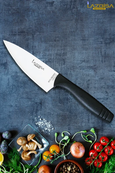 Eco Serisi Mutfak Bıçak Şivri Şef Bıçağı Et Ekmek Sebze Salata Günlük Kullanım Şef Bıçağı HDS-14 ürün görseli 1
