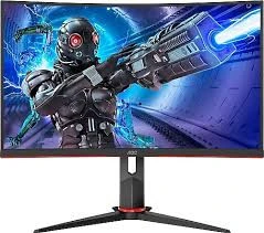 AOC C27G2ZU/BK 27" 240Hz 0.5 ms (HDMI+Display) FreeSync Full HD Curved Monitör ürün görseli