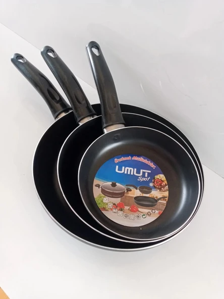 3'lü Teflon Tava Takımı. ürün görseli