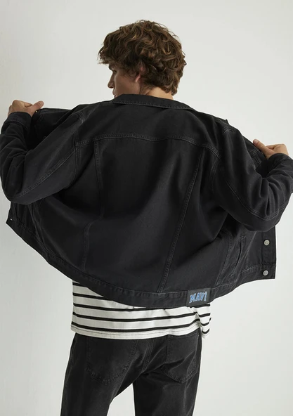 M0110273-85218 MAVİ RAY SMOKE COLLEGE CEKET - Resim 6