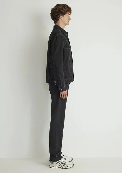 M0110273-85218 MAVİ RAY SMOKE COLLEGE CEKET - Resim 3