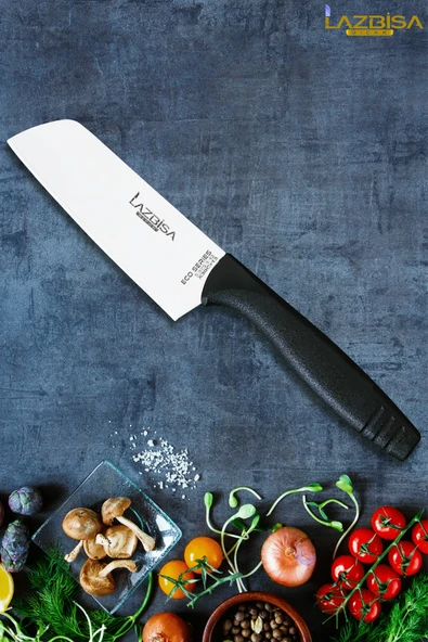 Eco Serisi Mutfak Bıçak Santaku Şef Bıçağı Et Ekmek Sebze Salata Günlük Kullanım Şef Bıçağı HDS-13 ürün görseli 1