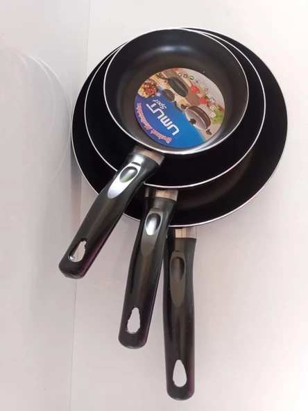 3'lü Teflon Tava Takımı. - Resim 3