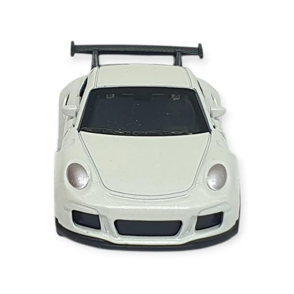 Çek Bırak Metal Küçük Arabalar 8 cm - 6411A-7 - Beyaz - Resim 2