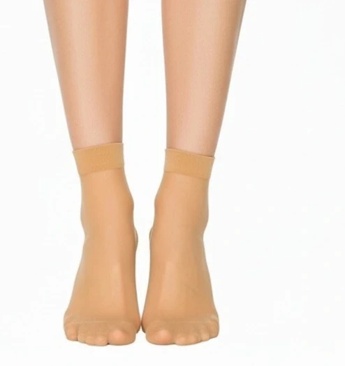 biçomi Fit 15 Soket Ince Parlak Kısa Çorap Ten ürün görseli