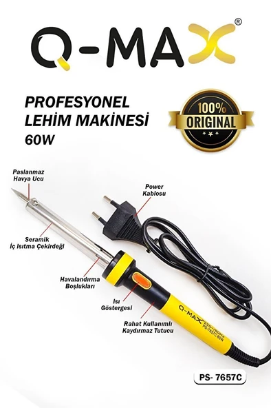 Hem Evde Hem De Profesyonel Olarak Kullanılabilen Portatif 60w Lehim Makinesi - Resim 3