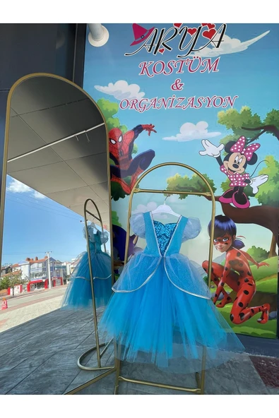 MODA Sindirella kosümü prenses elbise - Resim 3