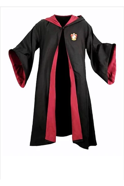 arya kostüm Harry Potter Pelerin Gözlük Asa 3’lü Set Çocuk Kostüm Aksesuarı 5-12 Yaş Uyumlu - Resim 2