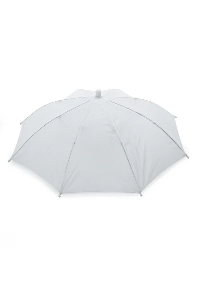 Hac ve Umre Kafa Şemsiyesi - Güneşten Koruyucu Pratik Şapka Şemsiye - Resim 6