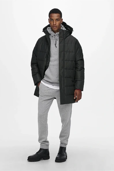 22020156 ONSCARL LIFE LONG QULTED COAT OTW NOOS - Resim 4