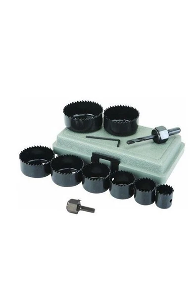 11 Parça 19-64 Mm Alçıpan Ahşap Delme Panç Seti ürün görseli