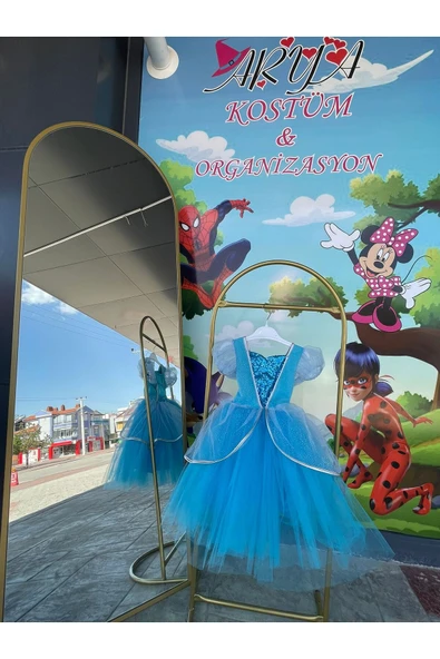 MODA Sindirella kosümü prenses elbise - Resim 2