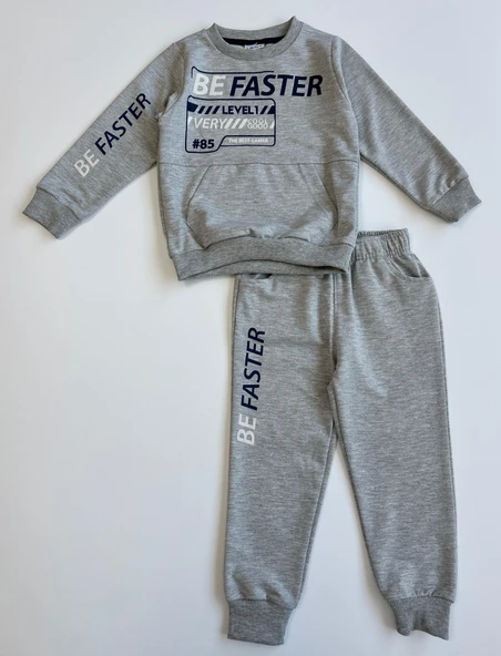 Beli Lastikli Erkek Çocuk Eşofman Takımı ürün görseli