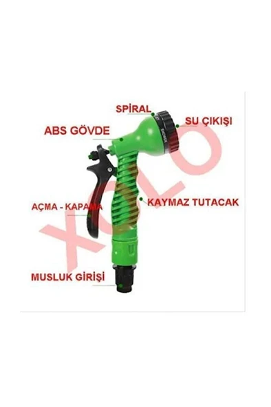 Hose 15 Metre Uzayan Hortum Sihirli Hortum Bahçe Su - Resim 4