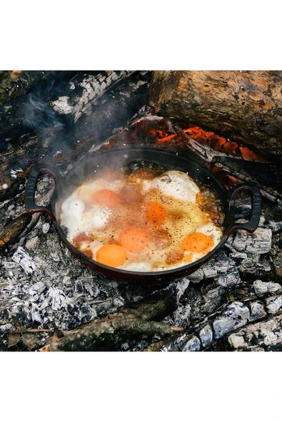 YUVARLAK KULPLU TAVA. ÇAP(Ø)16CM. YEŞİL	LVYTV16SHNG - Resim 3