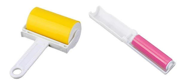 Tüy ve Toz Alma Rulo Seti - Sticky Budy Model 2 - Sarı - Resim 2