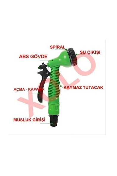 Hose 15 Metre Uzayan Hortum Sihirli Hortum Bahçe Su - Resim 8