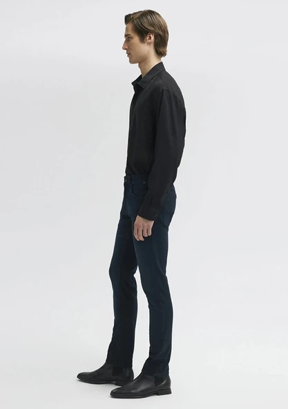 M0042227245 MAVİ PANTOLON JAKE DARK FOGGY MAVİ JET BLACK - Resim 3