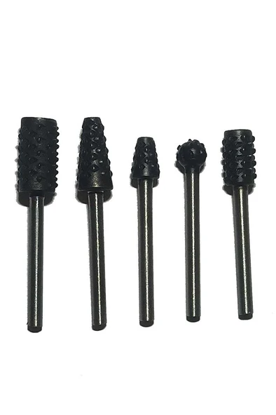 Gravür Mini Törpü Uçları 5 Parça Ahşap Mini Törpü Seti Gravür Makinalarına Uyumlu ürün görseli