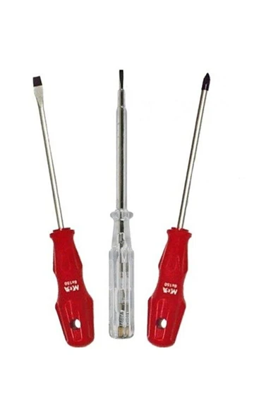 3'lü Tornavida Seti - Resim 3