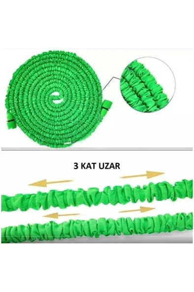 Aydoganticaret44 Uzayan Hortum Tabancalı 15 Metre Magic House | Bahçe Sulama Için Expandable Hose - Resim 5