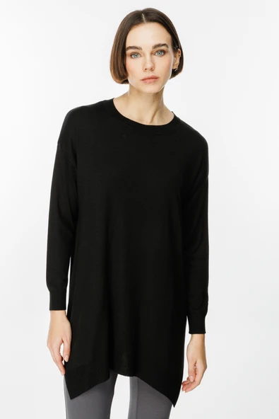 45316 ONTEKS SIFIR YAKA VEREV SALAŞ TUNİK ürün görseli 1