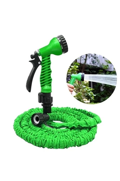 Aydoganticaret44 Uzayan Hortum Tabancalı 15 Metre Magic House | Bahçe Sulama Için Expandable Hose - Resim 2