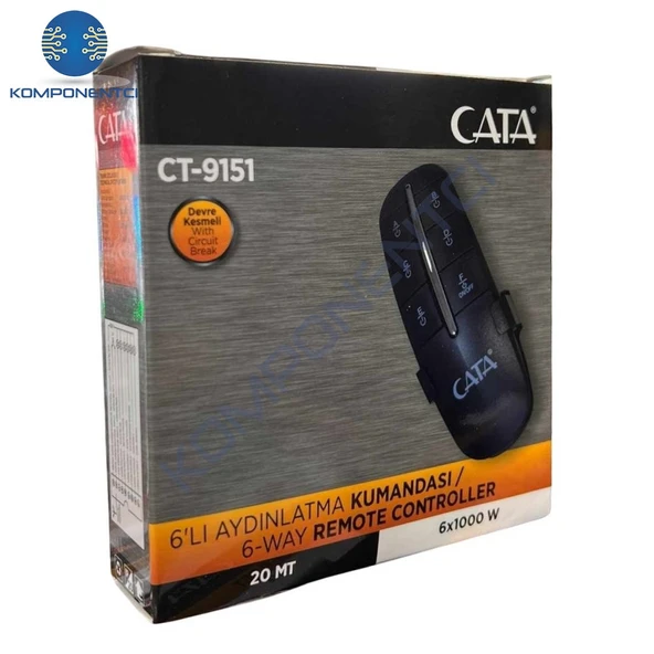 Cata Aydınlatma Kumandası (6X100W) CT-9151 - Resim 2