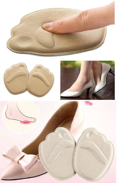1 Çift Ayak Rahatlatıcı Koruyucu Ayakkabı Süngeri Foam Yastık Ter Emici Kaydırmaz Yumuşak Taban - Resim 2