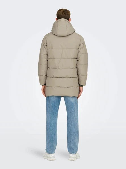 22020156 ONSCARL LIFE LONG QULTED COAT OTW NOOS - Resim 8