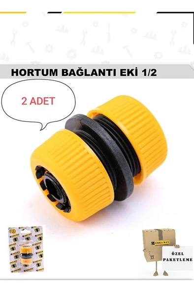 1/2Hortum bağlantı birleştirme eki 2 ADET ürün görseli