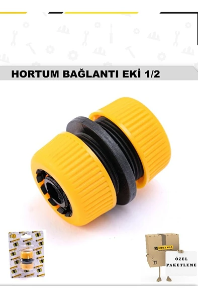 1/2Hortum bağlantı birleştirme eki 2 ADET - Resim 6