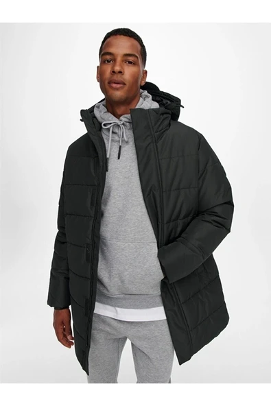 22020156 ONSCARL LIFE LONG QULTED COAT OTW NOOS - Resim 2