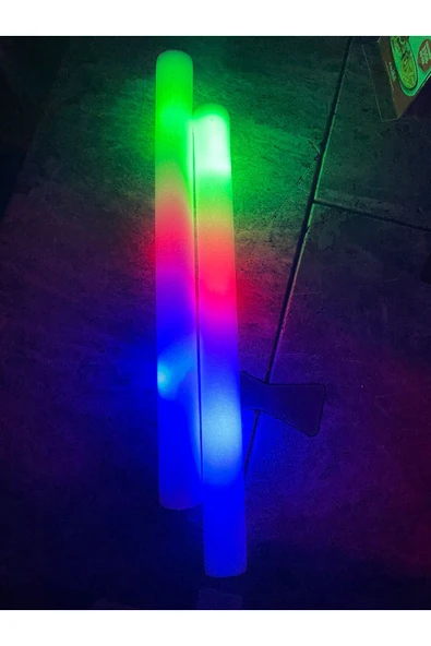 arya kostüm Renk değiştiren LED ışıklı köpük parti çubuğu ışıklı sopa 47cm parti, konser, doğum günü ve etkinlik ürün görseli