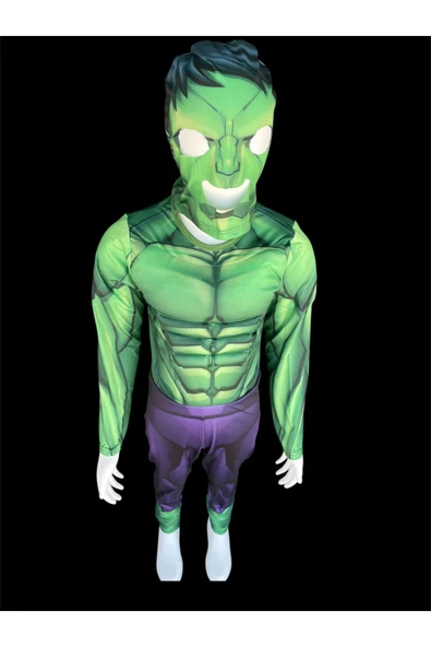 Marka Hulk Kaslı Kostüm - Resim 6