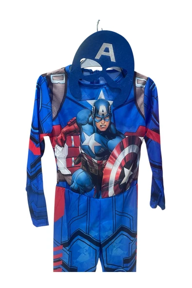 MODA Captan America Kostüm - Resim 3