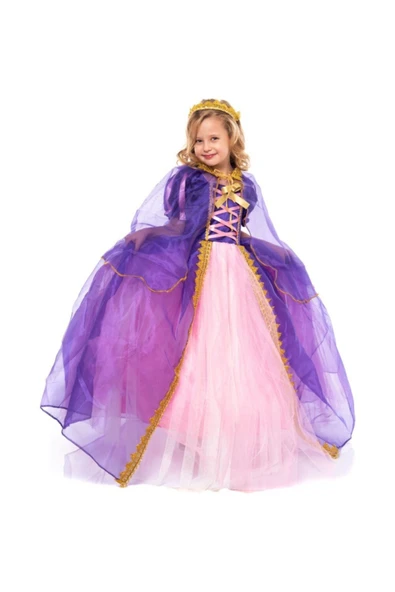 Patiska Nostalji Rapunzel Kostümü - Resim 4