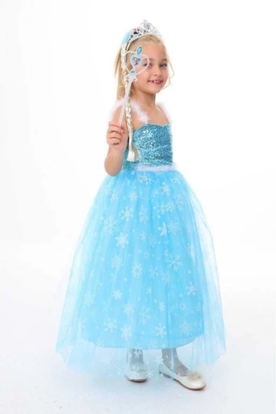 MODA ELSA ELBİSE ÇOCUK ELBİSE - Resim 2