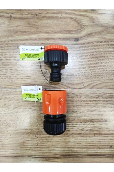 BAHÇE MUSLUĞU VE BATARYA ADAPTÖRÜ 1/2-3/4 ÇİFT ÖLÇÜ VE HORTUM BAĞLANTI ADAPTÖRÜ 1/2 ürün görseli