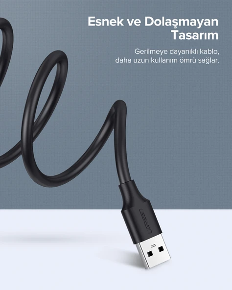 UGREEN USB Uzatma Kablosu, 1 Metre, 10314 - Resim 8