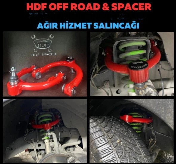 Isuzu DMax 2012-2019 (4X4 modeller için) Ağır hizmet Salıncağı - Resim 4