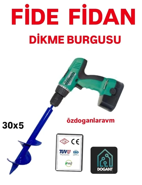 Fide Fidan Dikme Toprak Burgusu Matkap Ucu 30 X5 ürün görseli 1