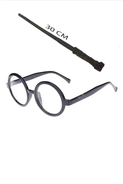 arya kostüm Harry Potter Pelerin Gözlük Asa 3’lü Set Çocuk Kostüm Aksesuarı 5-12 Yaş Uyumlu - Resim 3