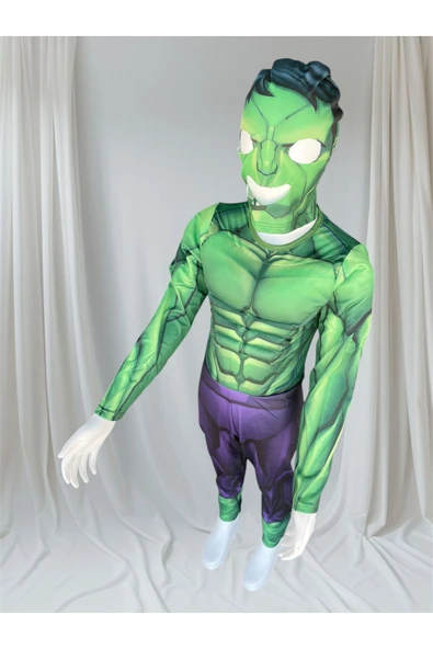 Marka Hulk Kaslı Kostüm - Resim 7