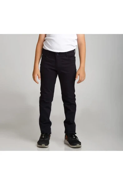 MODA siyah keten pantolon çocuk - Resim 2