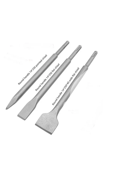 Sds Hilti Ucu Keski Geniş Keski Kırıcı Uç Murç Set - Resim 8