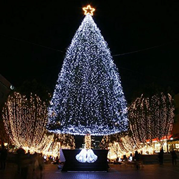 100 Ledli Gün Işığı Yılbaşı Ağacı Işığı Led Ampül - Resim 6